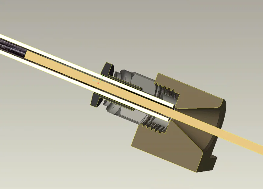 Ngàm PTFE cho Filament Sensor K1/K1C/K1 Max (bản tối ưu) - Image 1