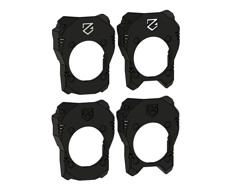 ZeroG EVA 3 small shroud (remix) với logo ZeroG, neopixel diffuser & worklight - Image 1