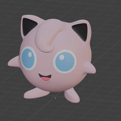 Jigglypuff – Mô hình figure để in 3D