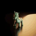 Mô hình chú kỳ lân (Unicorn) 3D dễ thương, dễ in ấn và trang trí - Thumbnail 1