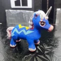 Mô hình chú kỳ lân (Unicorn) 3D dễ thương, dễ in ấn và trang trí - Thumbnail 2