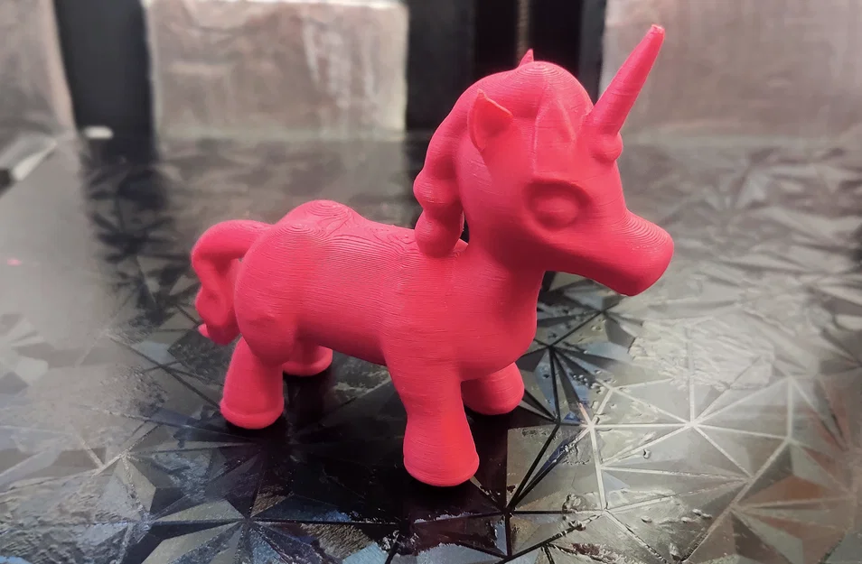 Mô hình chú kỳ lân (Unicorn) 3D dễ thương, dễ in ấn và trang trí - Image 3