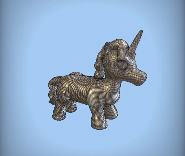 Mô hình chú kỳ lân (Unicorn) 3D dễ thương, dễ in ấn và trang trí - Image 5