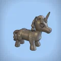 Mô hình chú kỳ lân (Unicorn) 3D dễ thương, dễ in ấn và trang trí - Thumbnail 5