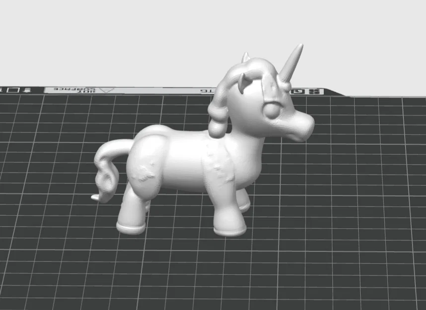 Mô hình chú kỳ lân (Unicorn) 3D dễ thương, dễ in ấn và trang trí - Image 6