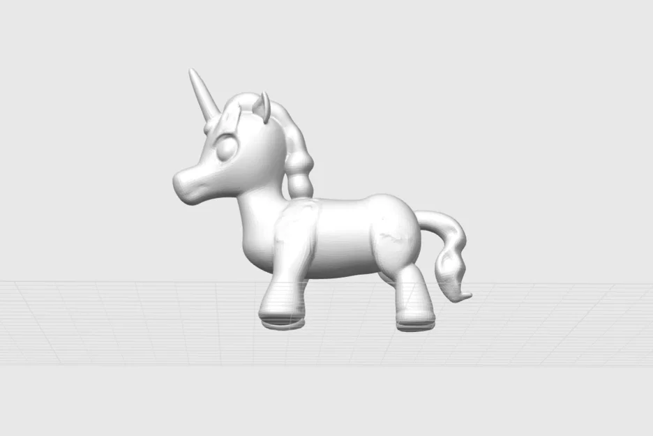 Mô hình chú kỳ lân (Unicorn) 3D dễ thương, dễ in ấn và trang trí - Image 7