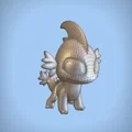 Mô hình rồng con dễ thương - Tải file 3D chất lượng cao - Thumbnail 6
