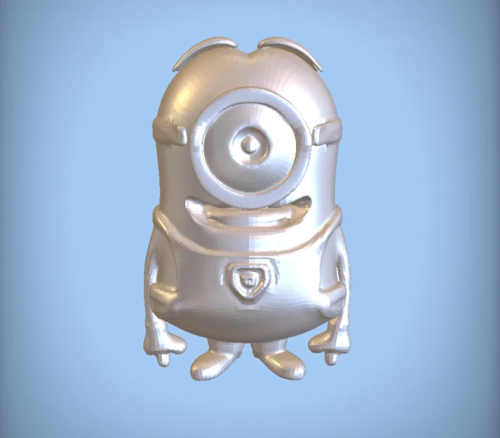 Mô hình Minion Stuart 3D dễ thương cho dân in ấn - Image 5