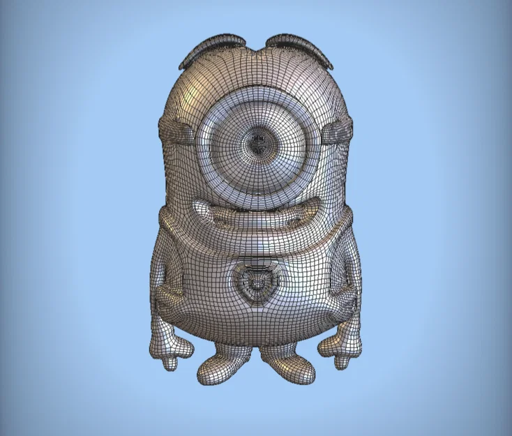 Mô hình Minion Stuart 3D dễ thương cho dân in ấn - Image 6