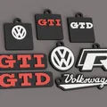 Móc khóa VW Volkswagen Golf R GTI GTD - Thumbnail 2