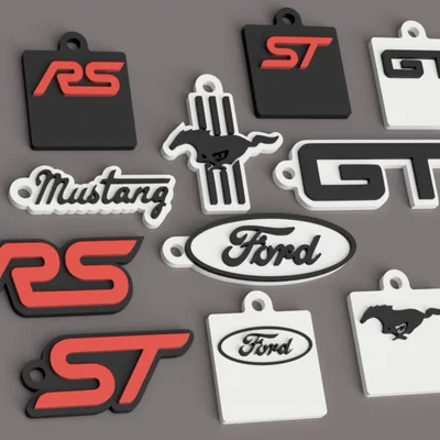 Móc khóa Ford GT Mustang RS ST