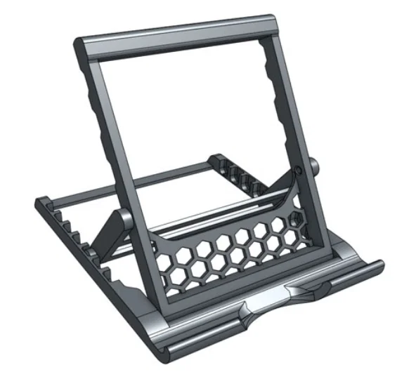 Giá đỡ máy tính bảng gấp gọn in 3D (Print-in-place) - Image 1