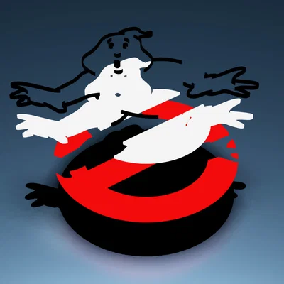 Logo Ghostbusters (Đa Màu)