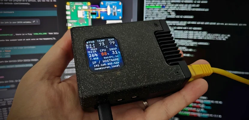 Nắp cover vỏ Argon Neo 5 gắn LCD 1.69" cho Raspberry Pi - Image 9