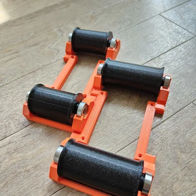 Spool Roller/Holder modular nhiều size (40–100mm) – nối mở rộng dễ dàng