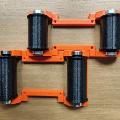 Spool Roller/Holder modular nhiều size (40–100mm) – nối mở rộng dễ dàng