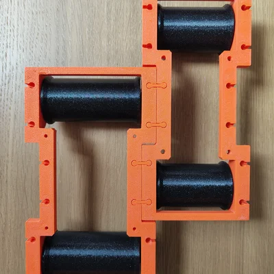 Spool Roller/Holder modular nhiều size (40–100mm) – nối mở rộng dễ dàng