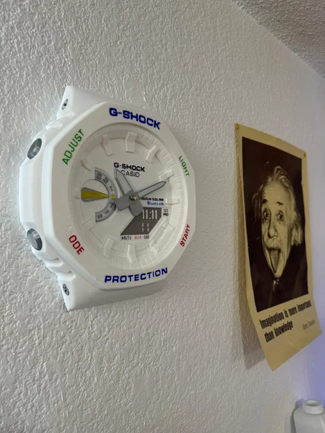 Đồng hồ treo tường Mega Casio G-Shock (Mega Casio G-Shock Wall Clock) - Image 4