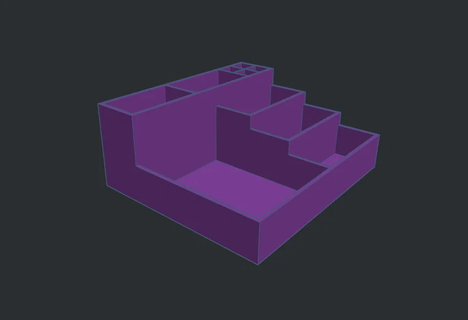 Khay đựng mỹ phẩm 3D để bàn nhỏ gọn, ngăn nắp - Image 2