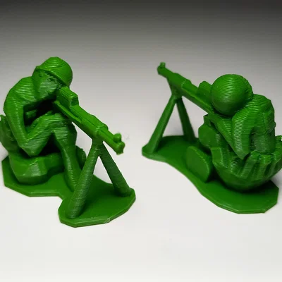 Army Men - Sniper Rifle - Dễ in FDM