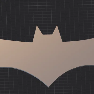 Mô hình logo Batman treo tường in 3D độc đáo