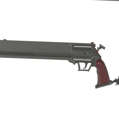 Mô hình súng lục Billy Kid trong game Zenless Zone Zero (3D Model)