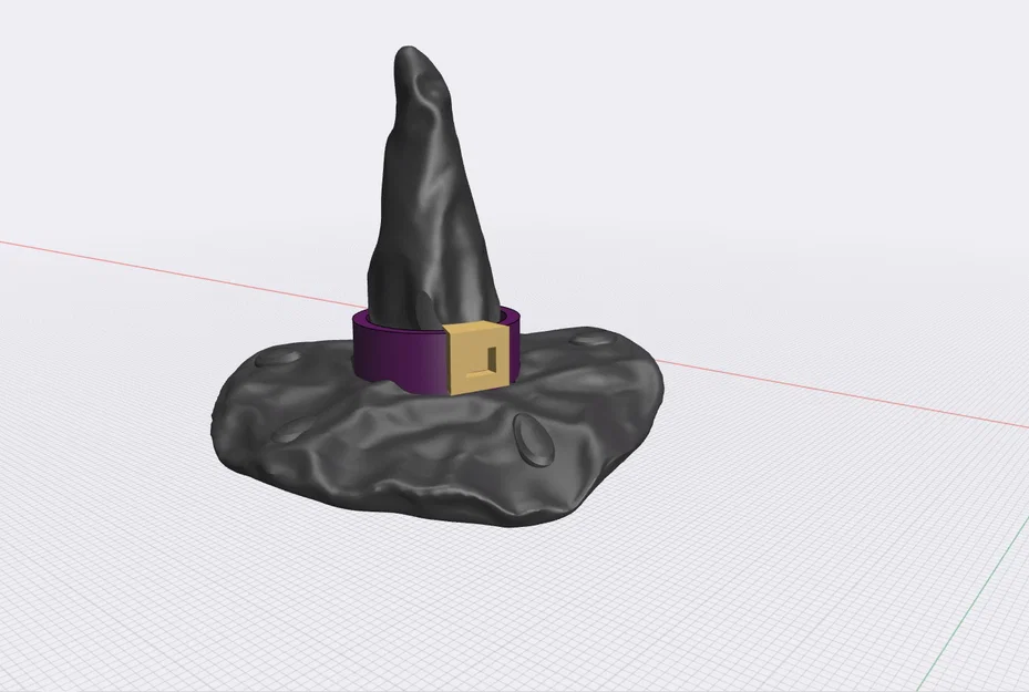 Mô hình Nón Phù Thủy (Witch Hat) lắp ráp 3D độc đáo cho Halloween - Image 1