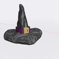 Mô hình Nón Phù Thủy (Witch Hat) lắp ráp 3D độc đáo cho Halloween - Thumbnail 1