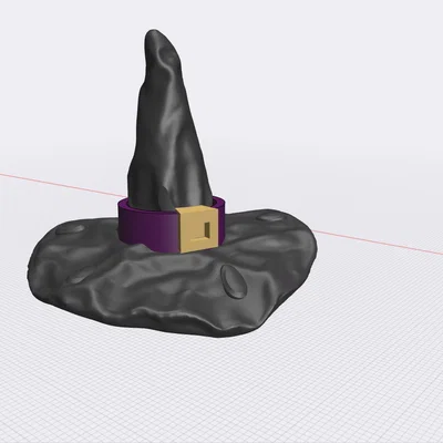 Mô hình Nón Phù Thủy (Witch Hat) lắp ráp 3D độc đáo cho Halloween