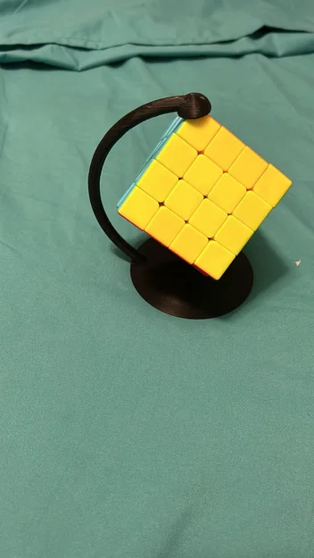 Giá đỡ khối Rubik 3x3 (Rubix cube stand fixed) - Phụ kiện in 3D - Image 1