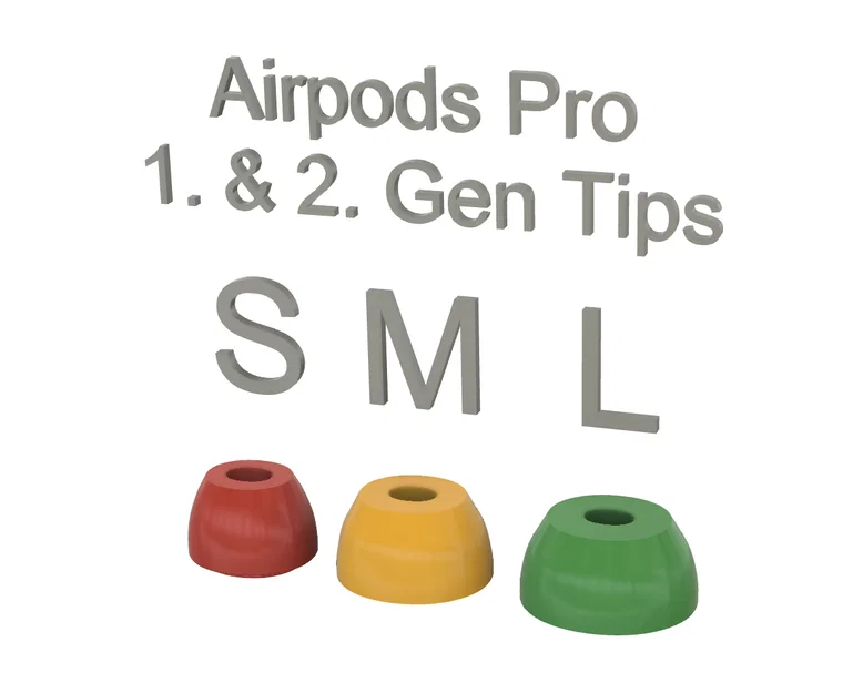 Tip AirPods Pro Gen 1 & Gen 2 size S/M/L (thay thế) - Image 1