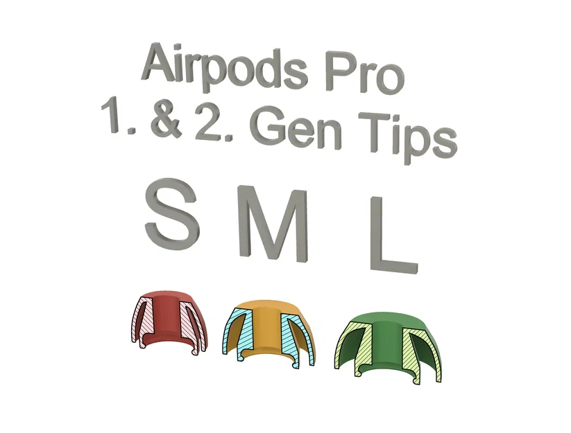 Tip AirPods Pro Gen 1 & Gen 2 size S/M/L (thay thế) - Image 8