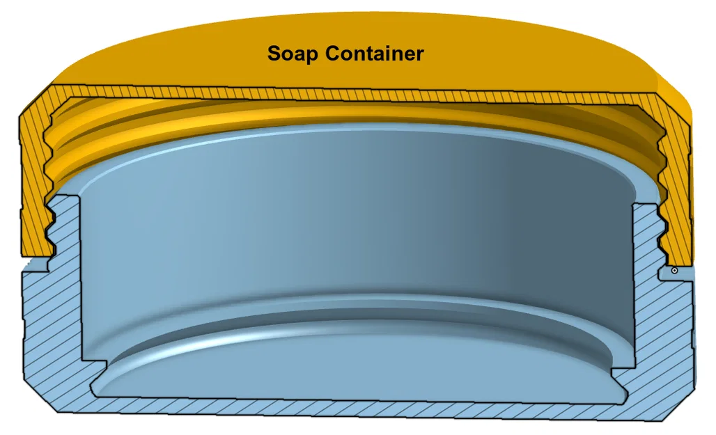 Hộp Đựng Xà Phòng Vặn Nắp (Screw-on Soap Box) - Image 2
