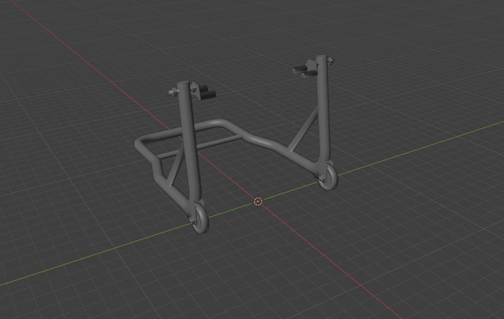 Mô hình giá nâng xe mô tô (Motorcycle Paddock Stand) in 3D chi tiết - Image 1