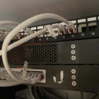 Khung gắn Unifi Switch 8 & US-8-60W cho tủ Rack 19 inch