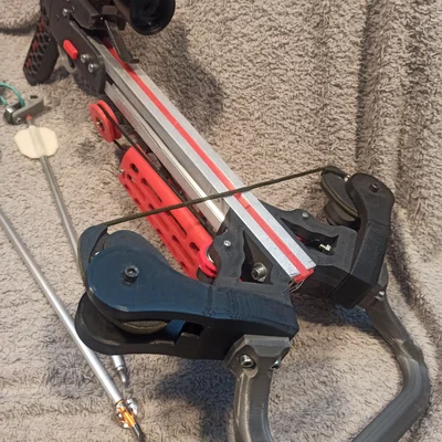 Hybrid Crossbow (Nỏ lai dùng dây thun speargun)