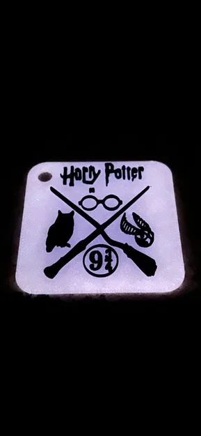 Móc khóa Harry Potter 3D: Phụ kiện phép thuật dành cho fan hâm mộ - Image 2