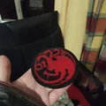 House of the Dragon/Game Of Thrones - Coaster biểu tượng Targaryen - Thumbnail 2