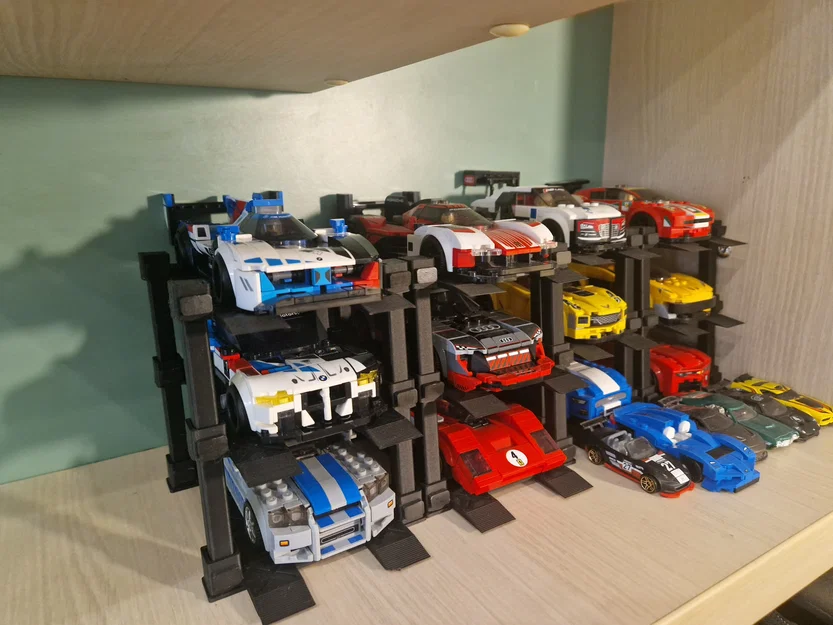 Garage Xếp Chồng 3 Tầng Cho Lego Cars - Image 1