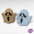 Stackable Scream Ghost – Ma Halloween xếp chồng - Thumbnail 1