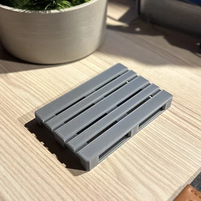 Mô hình Euro Pallet thu nhỏ tỷ lệ 1:10 - Thiết kế in 3D không cần support