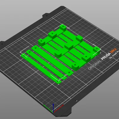 Mô hình Euro Pallet thu nhỏ tỷ lệ 1:10 - Thiết kế in 3D không cần support