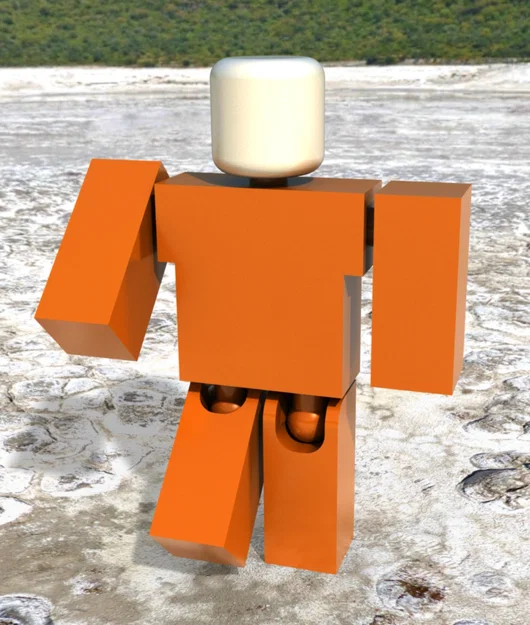 Mô hình nhân vật hành động phong cách Roblox (3D Print) - Image 2