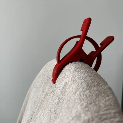 Kẹp Khăn Tắm Biển Print-In-Place (Parametric)