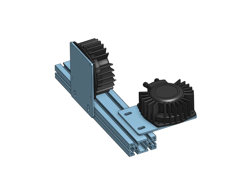 Ngàm kim loại gắn Bass Shaker BST-1 cho nhôm định hình / SimRacing - Image 1