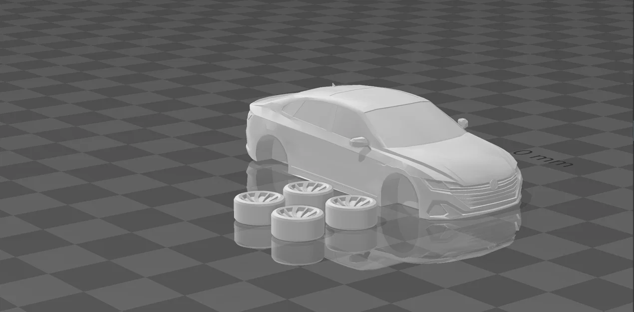 Low Poly 2022 Volkswagen Arteon - Image 2