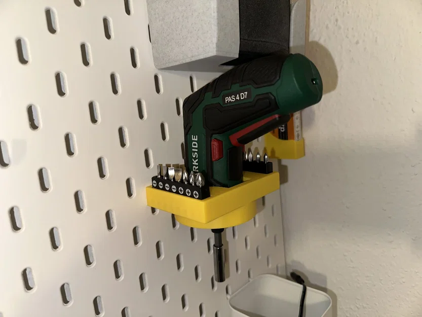 Giá treo IKEA SKÅDIS cho PARKSIDE Cordless Screwdriver (PAS 4 D7) - Image 1