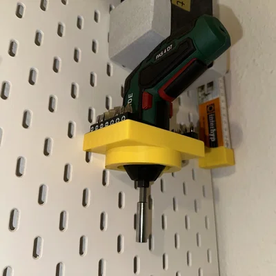 Giá treo IKEA SKÅDIS cho PARKSIDE Cordless Screwdriver (PAS 4 D7)
