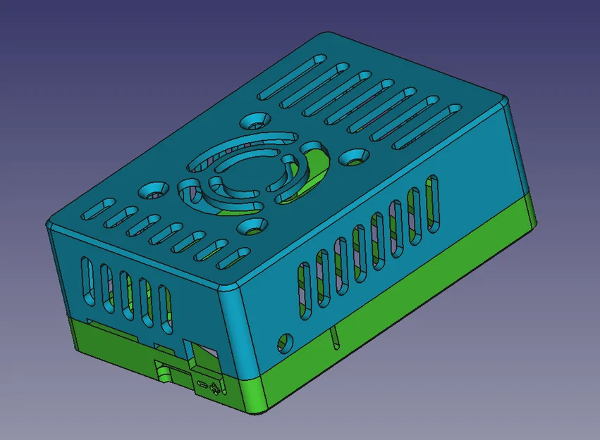 Vỏ case in 3D cho BTT Pi 1.2: Cải tiến tản nhiệt và khe ăng-ten - Image 1