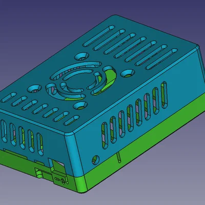 Vỏ case in 3D cho BTT Pi 1.2: Cải tiến tản nhiệt và khe ăng-ten